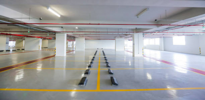 Demarcação de Estacionamento com Epóxi Onde Faz Vargem Grande Paulista - Demarcação de Vaga de Estacionamento